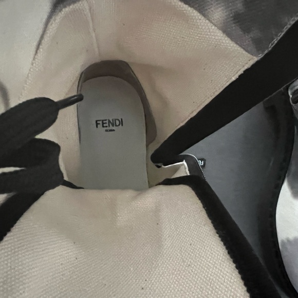 Fendi Canvas Floral Print Boots - Picture 8 of 13